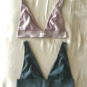 Skims Cotton Plunge Bralette